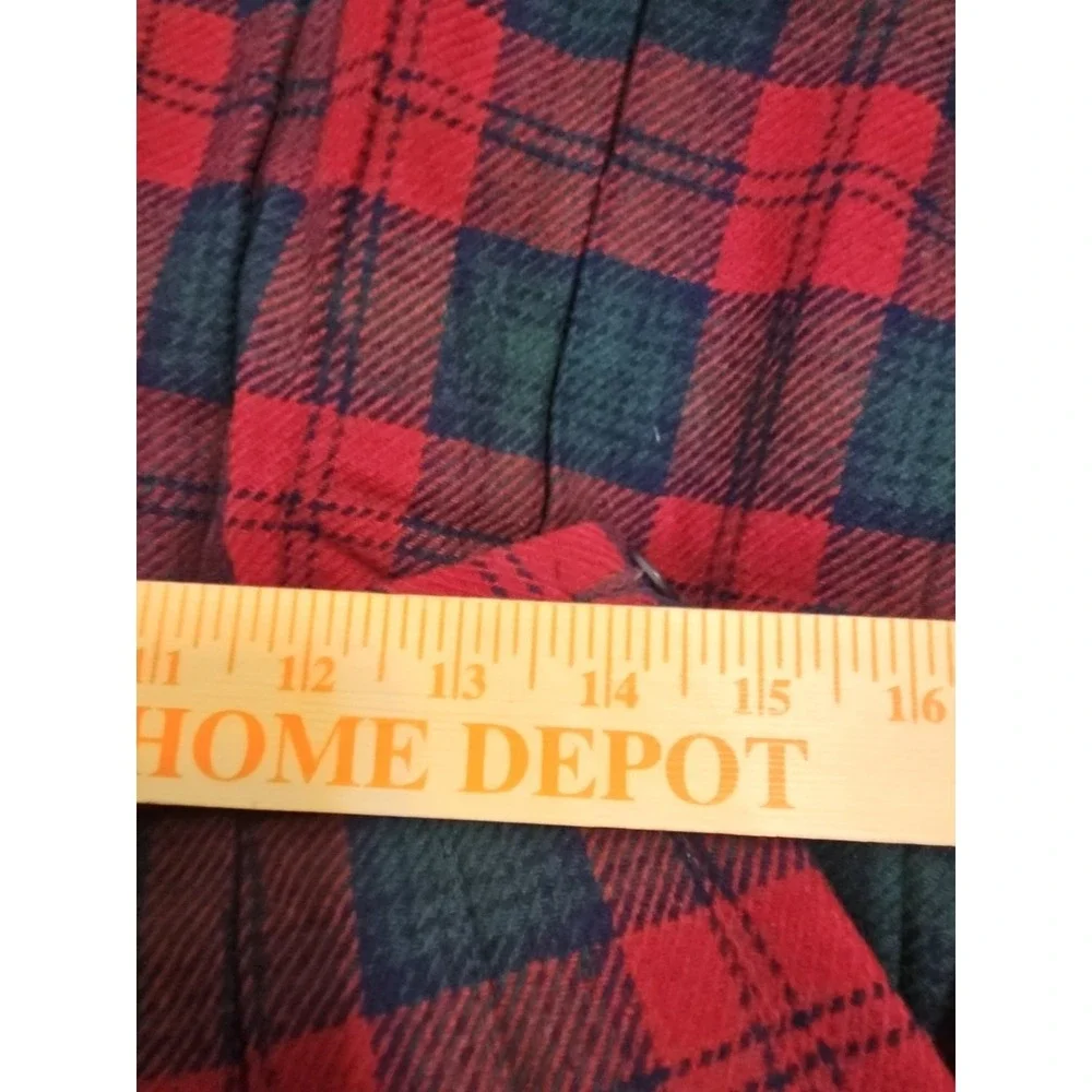 Pendleton Skirt‎ Womens Size 14 Plaid 100% Wool Pleated Midi Lined Tartan - Picture 6 of 13